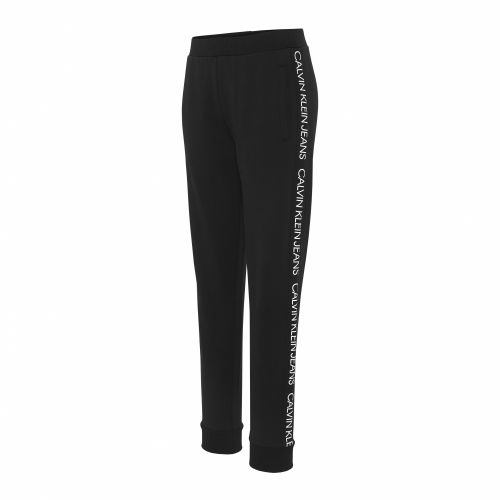 Womens Black Institutional Logo Side Sweat Pants 39019 by Calvin Klein from Hurleys