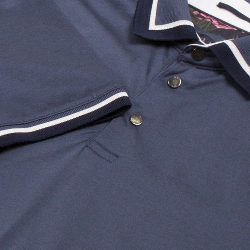 Mens Mid Blue Gummy S/s Polo Shirt 29510 by Ted Baker from Hurleys