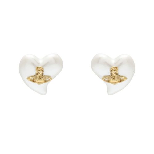Womens Gold/Cream Lynette Earrings 76879 by Vivienne Westwood from Hurleys
