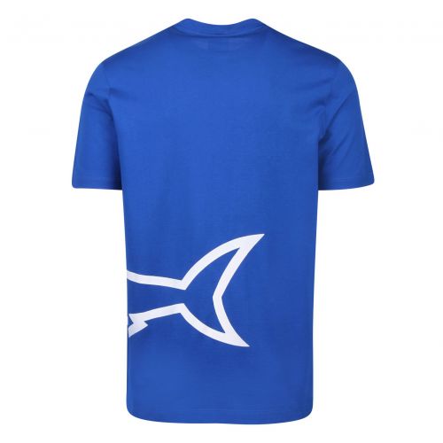 Mens Cobalt Blue Mega Shark Print S/s T Shirt 85440 by Paul And Shark from Hurleys