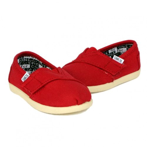 Tiny Red Canvas Classic (1-10) 6043 by Toms from Hurleys