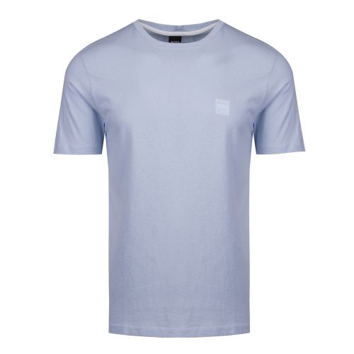 Casual Mens Light Blue Tales S/s T Shirt 42555 by BOSS from Hurleys