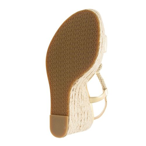 Womens Pale Gold Holly Rope Wedges 8389 by Michael Kors from Hurleys