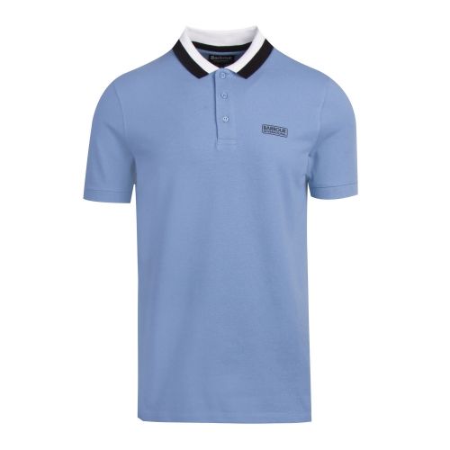 Mens Cool Blue Ampere S/s Polo Shirt 73377 by Barbour International from Hurleys