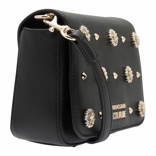 Womens Black Embellished Stud Crossbody Bag 49096 by Versace Jeans Couture from Hurleys
