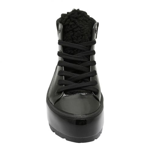 Womens Black Fluffy Sneaker Boots 91802 by Melissa from Hurleys