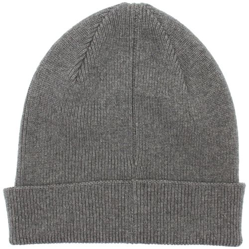 Mens Grey Melange Zebra Knitted Beanie Hat 80164 by PS Paul Smith from Hurleys