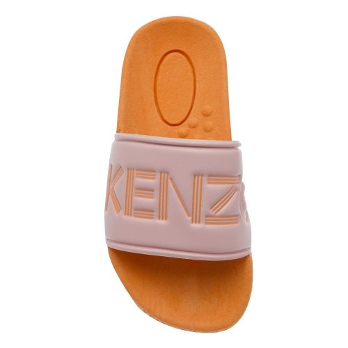 Girls Apricot Logo Slides (10-5) 36409 by Kenzo from Hurleys