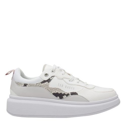 Womens White Arellis Platform Sole Trainers 52953 by Ted Baker from Hurleys