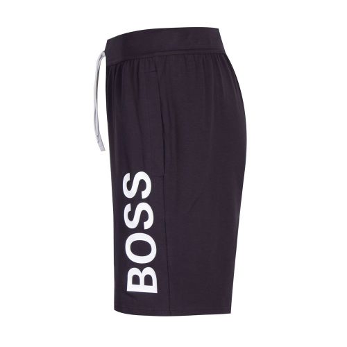 Mens Dark Blue Identity Soft Sweat Shorts 89121 by BOSS from Hurleys