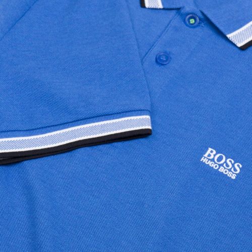 Athleisure Mens Bright Blue Paddy Regular Fit S/s Polo Shirt 26652 by BOSS from Hurleys