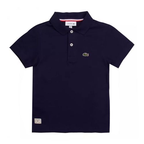 Boys Navy Branded Sport S/s Polo Shirt 76659 by Lacoste from Hurleys