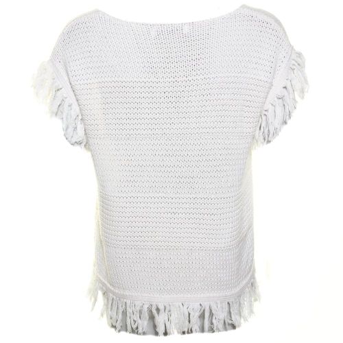 Womens Off White Fringed Knit 42180 by Replay from Hurleys