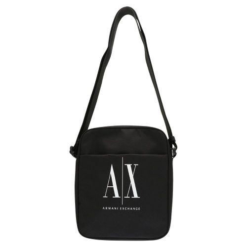Mens Black Icon Crossbody Bag 106544 by Armani Exchange from Hurleys