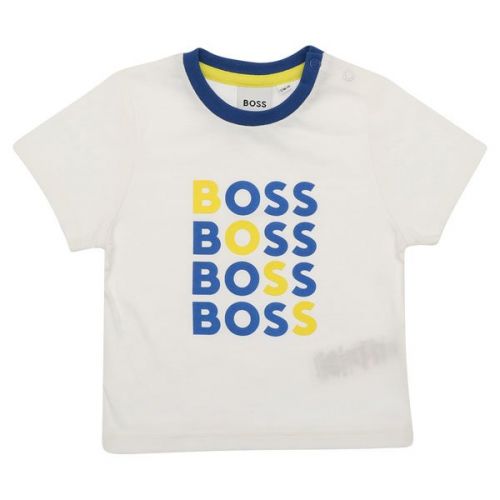Toddler Electric Blue Logo T Shirt + Shorts Set 108197 by BOSS from Hurleys
