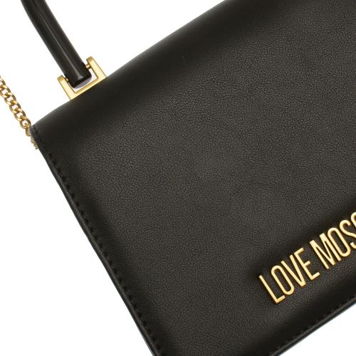 Womens Black Mini Handle Crossbody Bag 57893 by Love Moschino from Hurleys