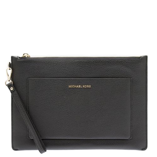 Womens Black Pebble Pocket Zip Clutch Bag 39929 by Michael Kors from Hurleys