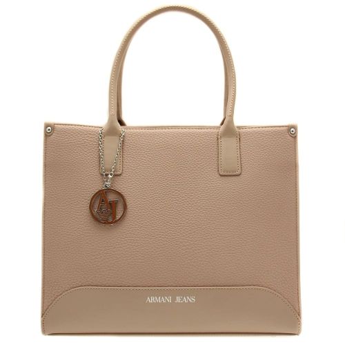 Womens Pink Tumbled Shopper Bag 27206 by Armani Jeans from Hurleys