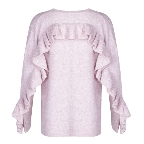 Womens Pink Emilde Knitted Frill Jumper 30448 by French Connection from Hurleys