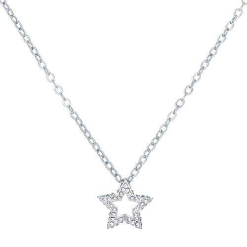 Womens Silver/Crystal Taylorh Twinkle Star Pendant Necklace 97493 by Ted Baker from Hurleys