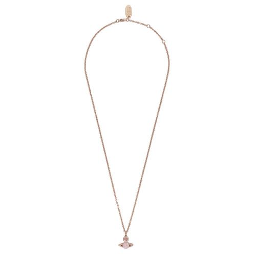 Womens Pink Gold/Pink Isabelitta Bas Relief Pendant Necklace 91242 by Vivienne Westwood from Hurleys