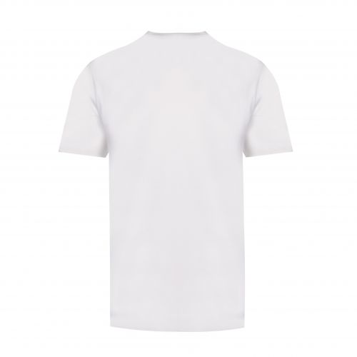 Mens White Central Box Logo S/s T Shirt 76171 by EA7 from Hurleys