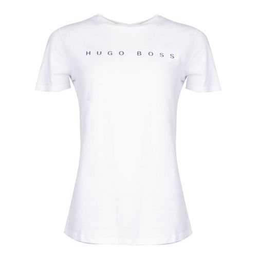 Casual Womens White Tedecent S/s T Shirt 34491 by BOSS from Hurleys