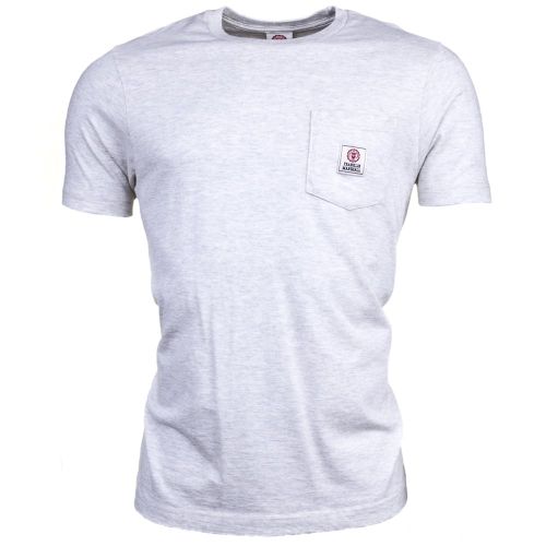 Mens Original Grey Logo Pocket S/s Tee Shirt 66199 by Franklin + Marshall from Hurleys