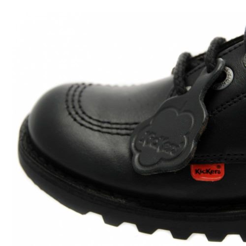Youth Black Kick Lo Shoes (3-6) 66299 by Kickers from Hurleys