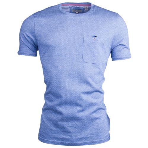 Mens Blue Vue Jacquard S/s T Shirt 14163 by Ted Baker from Hurleys