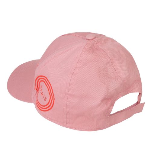 Girls Middle Pink Logo Cap 36414 by Kenzo from Hurleys