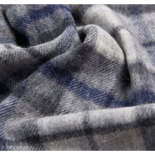 Mens Grey & Navy Stance Scarf 12314 by Barbour International from Hurleys