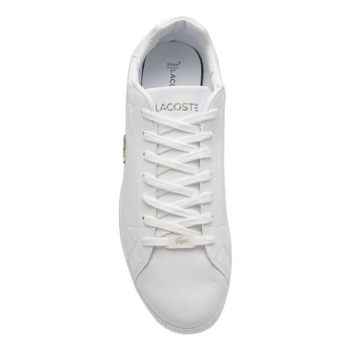 Mens White Graduate Trainers 89637 by Lacoste from Hurleys