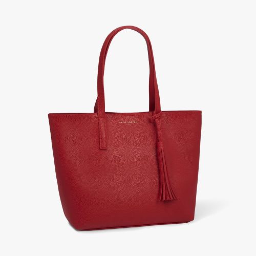 Womens Red Tavi Tassel Tote Bag 95061 by Katie Loxton from Hurleys