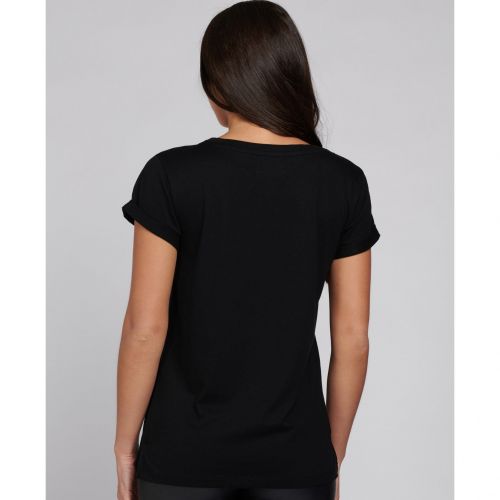 Womens Black Montegi S/s T Shirt 92125 by Barbour International from Hurleys