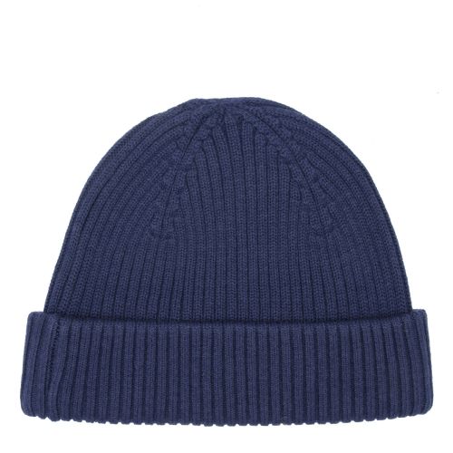 Mens Navy Branded Knitted Hat 48930 by Parajumpers from Hurleys