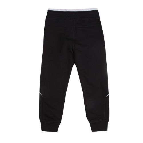 Boys Black Branded Sweat Pants 55971 by BOSS from Hurleys