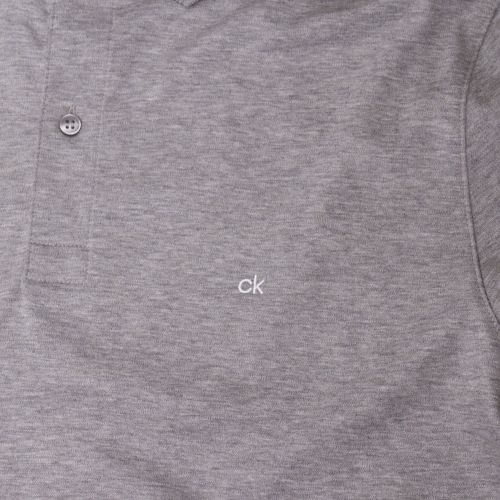 Mens Mid Grey Heather Chest Logo S/s Polo Shirt 38894 by Calvin Klein from Hurleys