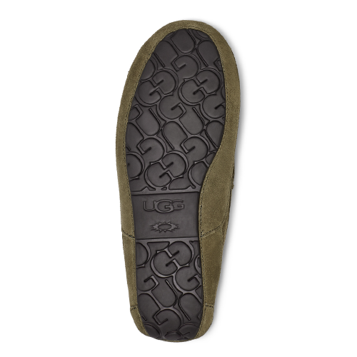 Mens Burnt Olive Ascot Slippers 98016 by UGG from Hurleys