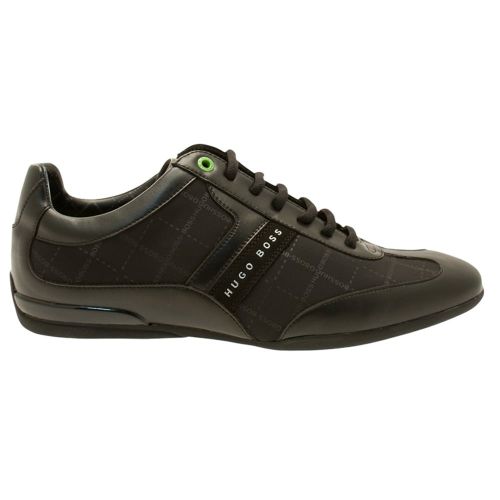 Mens Black Space Lowp Trainers 18821 by BOSS from Hurleys