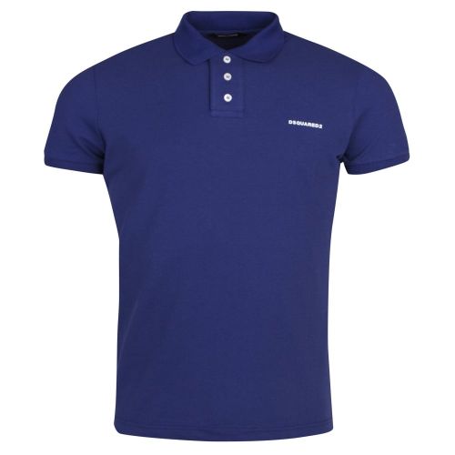 Mens Blue Chest Logo S/s Polo Shirt 27857 by Dsquared2 from Hurleys