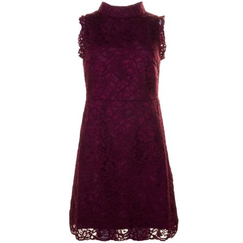Womens Oxblood Latoya High Neck Lace Dress 62013 by Ted Baker from Hurleys