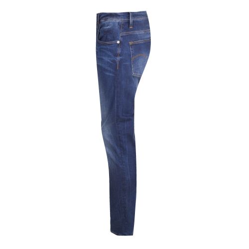 Mens Dark Aged 3301 Straight Tapered Jeans 35048 by G Star from Hurleys