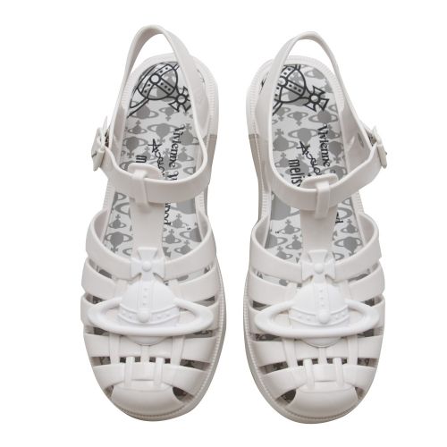 Vivienne Westwood Womens White Possession Sandals 44324 by Melissa from Hurleys