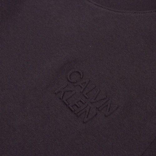 Mens Black Embossed Chest Logo S/s T Shirt 79692 by Calvin Klein from Hurleys