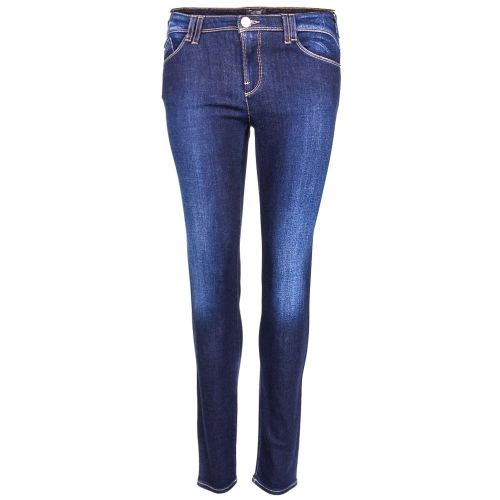 Womens Blue Wash J28 Skinny Fit Jeans 59032 by Armani Jeans from Hurleys