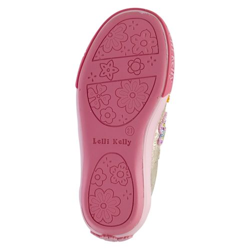 Girls Gold Clemantis Dolly Shoes (24-33) 39336 by Lelli Kelly from Hurleys