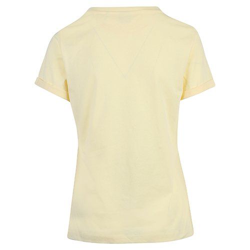 Womens Pastel Yellow The Slim Tee 17 S/s T Shirt 108113 by HUGO from Hurleys