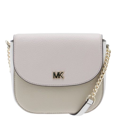 Womens Oat And Soft Pink Half Dome Crossbody Bag 20166 by Michael Kors from Hurleys