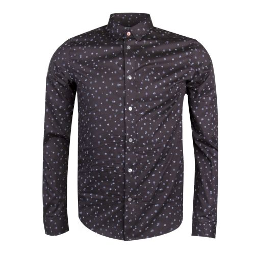 Mens Navy Large Spot Slim L/s Shirt 28789 by PS Paul Smith from Hurleys